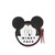 Monedero Rojo Y Negro Mickey Mouse W Capsule
