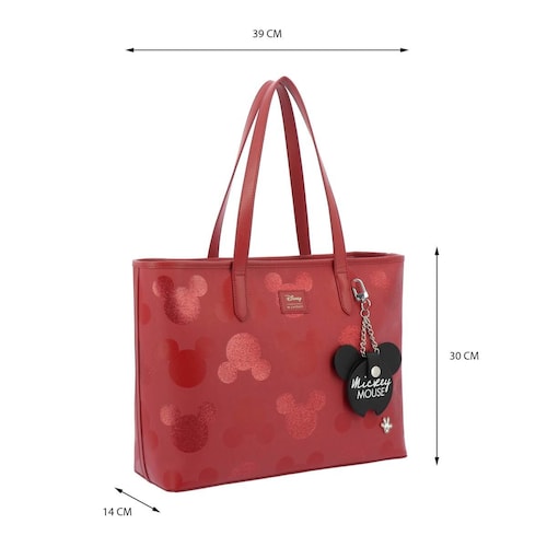 Bolsa Tote Roja Mickey Mouse W Capsule