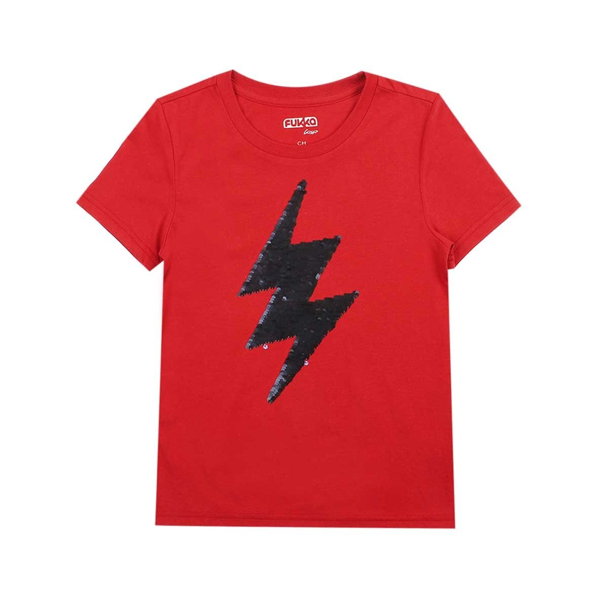 Playera con Lentejuela en Rayo para Niño Fukka Modelo Fkb220-Jl4002