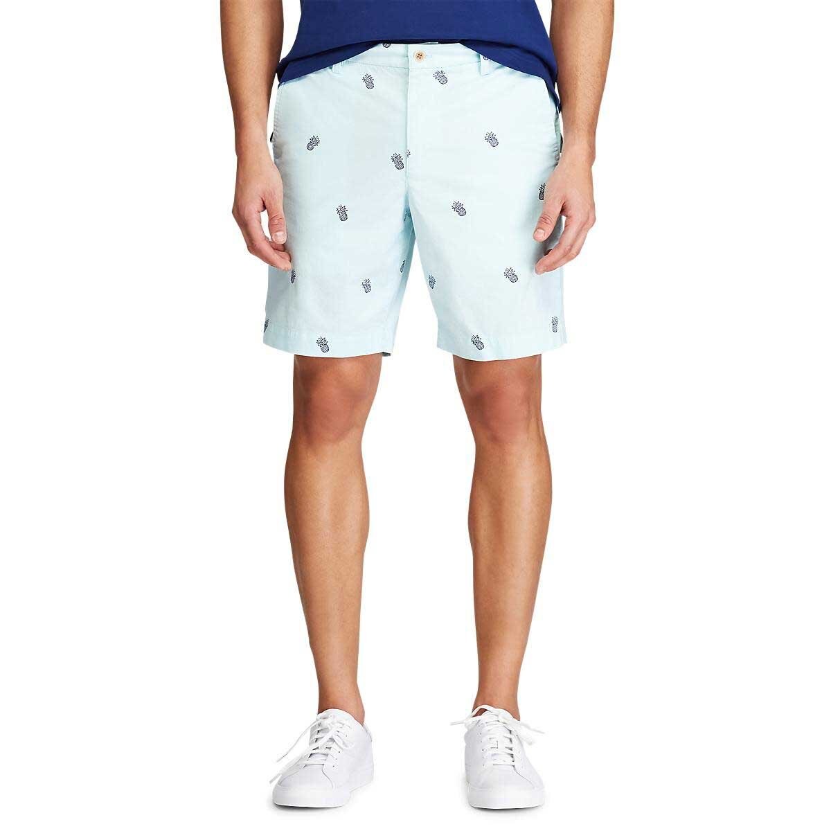 Bermuda Azul Combinado con Estampado para Caballero Chaps