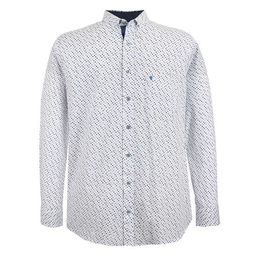 Camisa para Caballero Manga Larga Rojo Combinado Yale