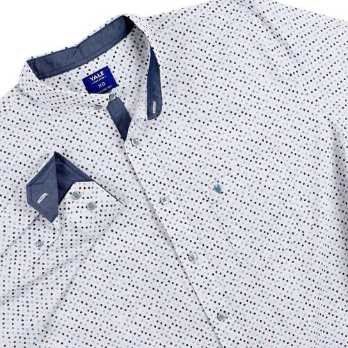 Camisa para Caballero Manga Larga Rojo Combinado Yale