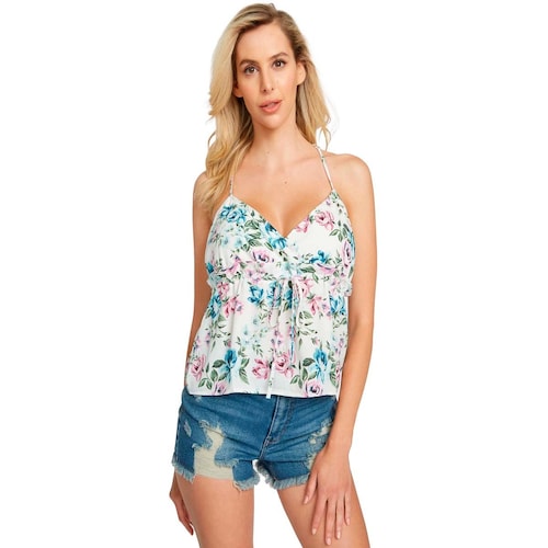 Blusa  Tirantes Flores G By Guess