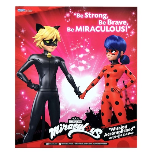 Figuras de Ladybug Y Cat Noir Miraculous Fashion Ladybug