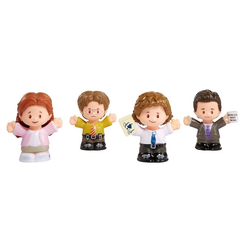 Juguete para Bebés Set de 4 Figuras The Office Little People Fisher-Price