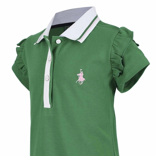 Vestido en a Verde Medio para Niña Royal Polo Club Modelo 219585