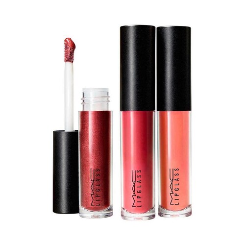 Kit de Mini Lipglass MAC Fireworked Like a Charm: Neutral