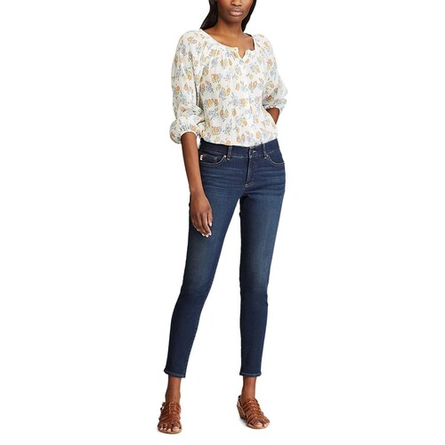 Blusa Casual Manga 3/4 Sims Chaps
