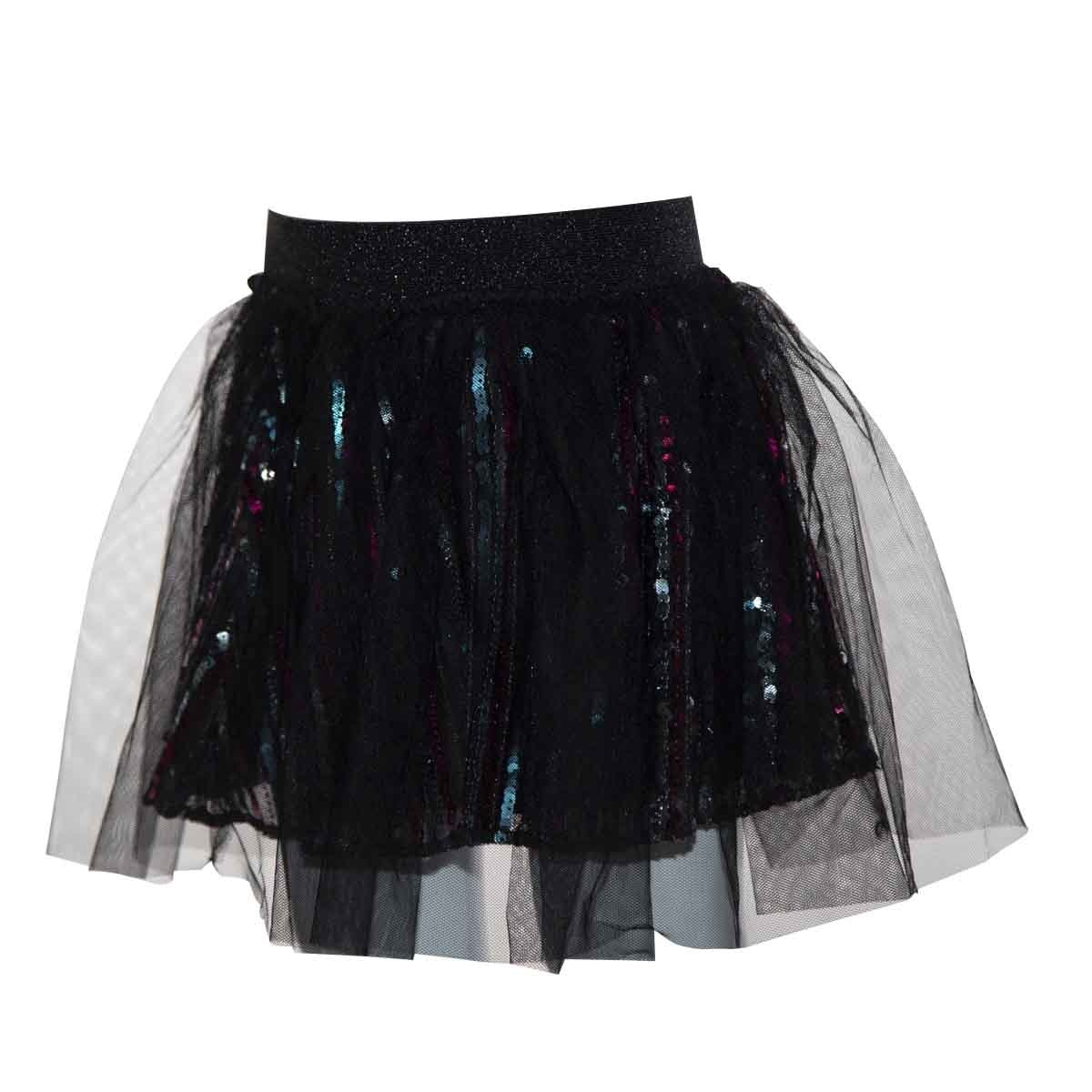Falda Negra con Lentejuelas para Niña Philosophy Jr Girls Modelo Sq3019