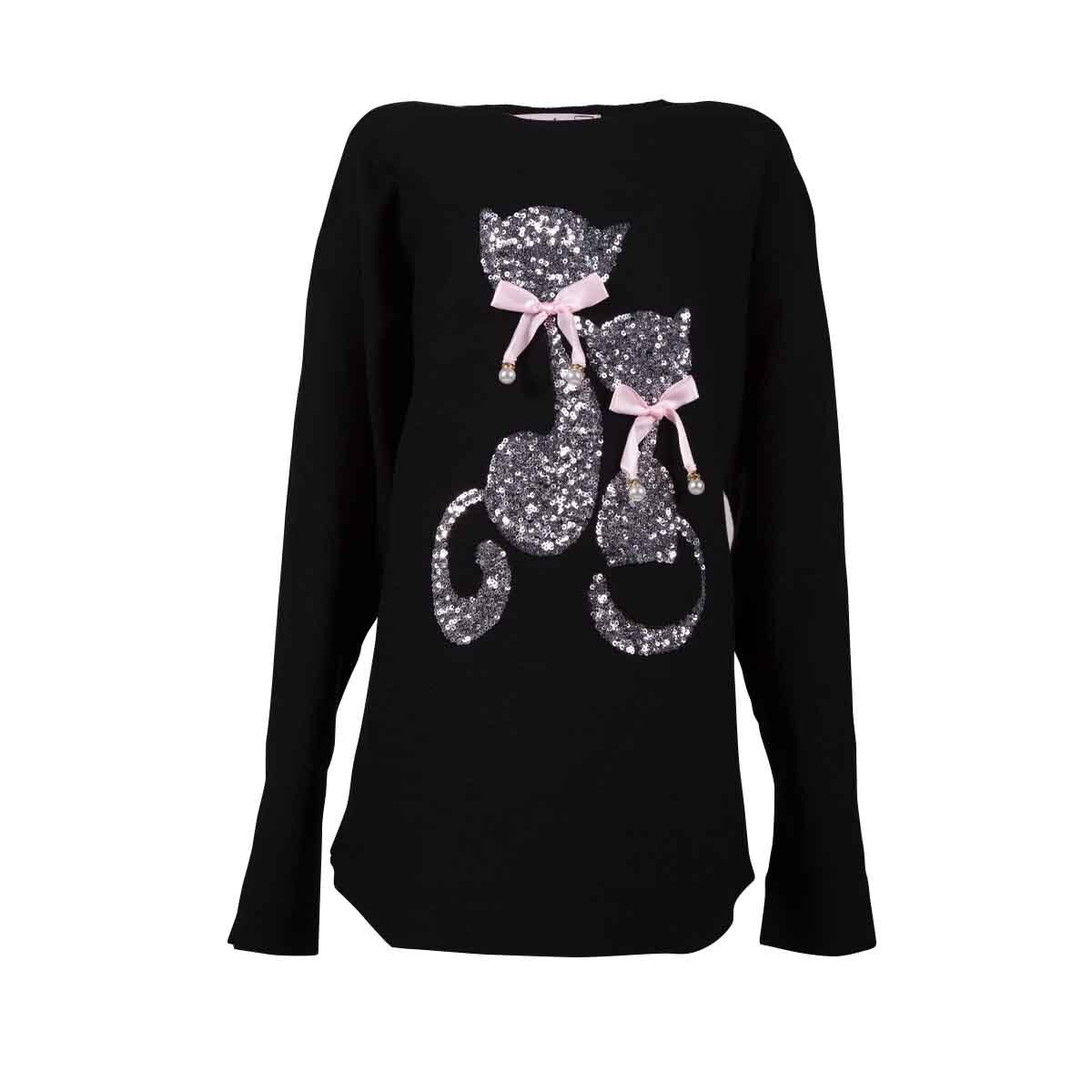 Suéter de Gatos con Lentejuelas para Niña Philosophy Jr Girls Modelo Xn502K