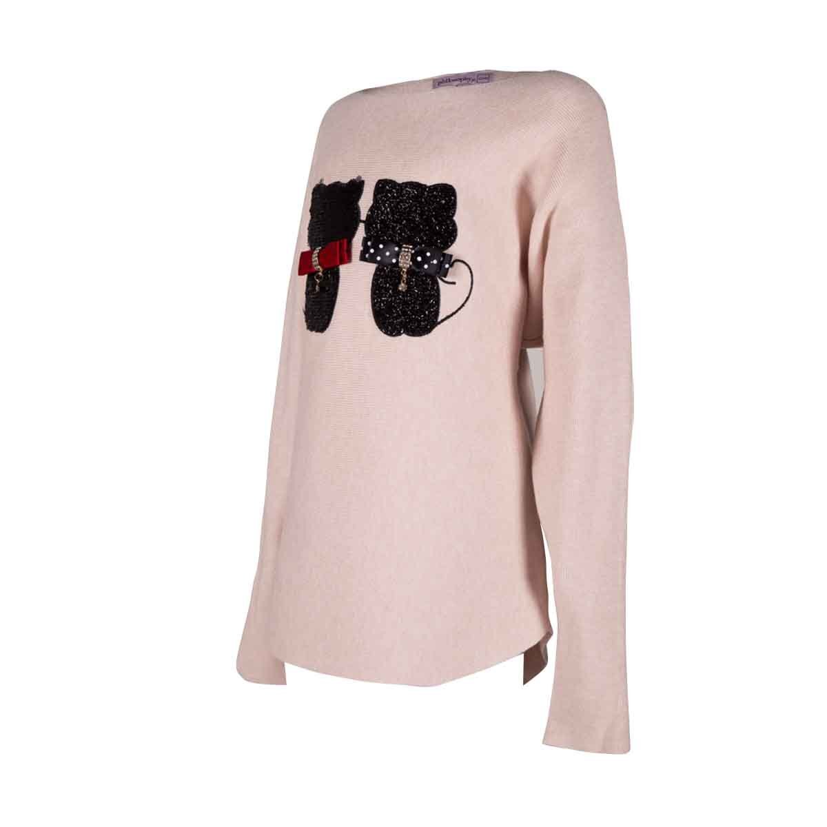 Suéter de Gatos con Moños para Niña Philosophy Jr Girls Modelo Xn507K