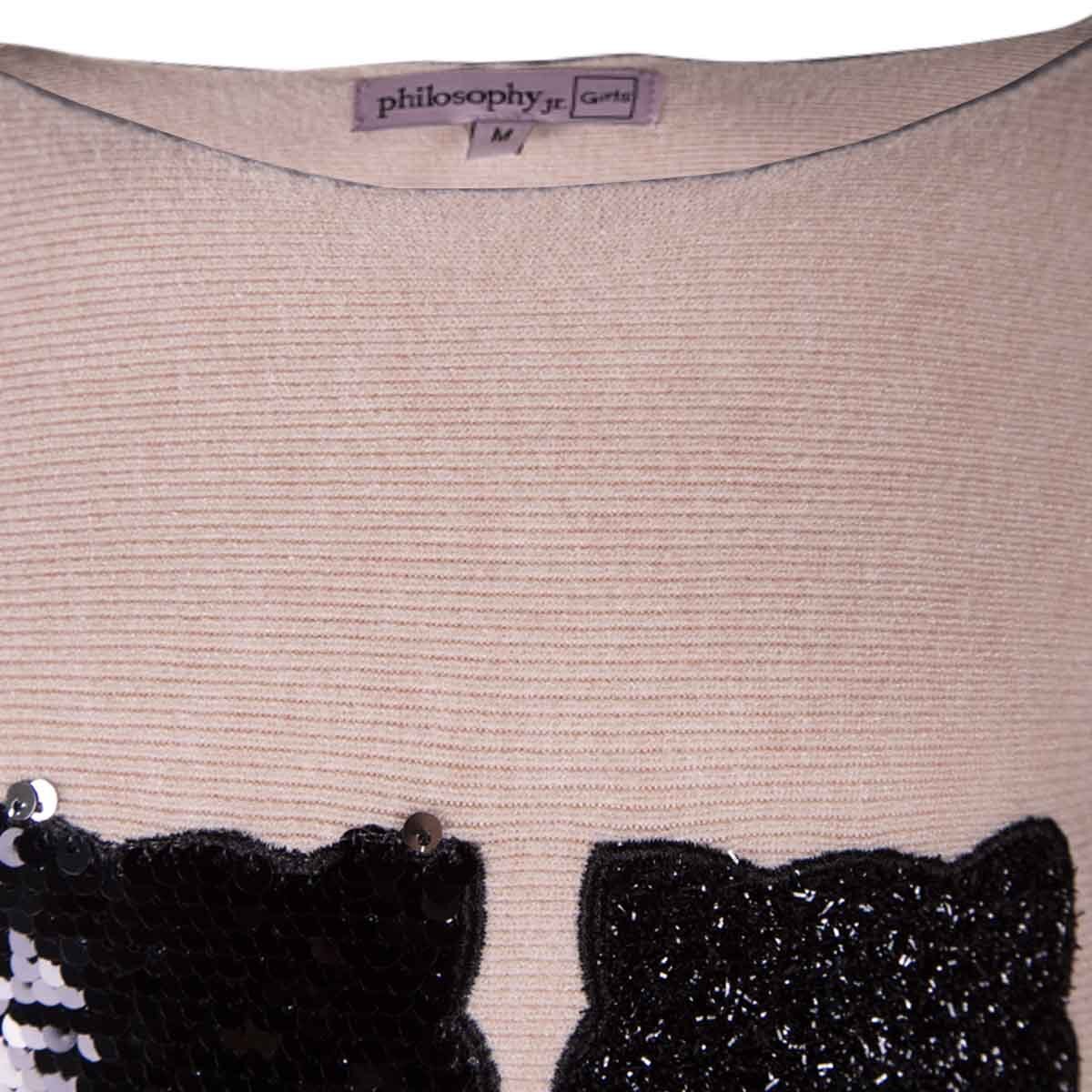 Suéter de Gatos con Moños para Niña Philosophy Jr Girls Modelo Xn507K