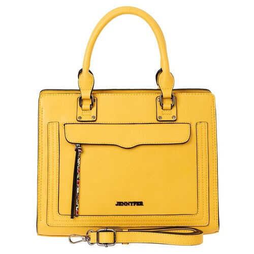 Bolso Satchel Amarillo Jennyfer