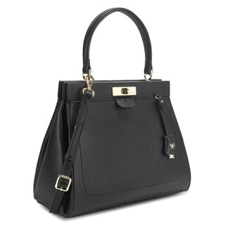 Nine West Borsa A Tracolla Donna Harland Mini Satchel - Nera - Design Trasformabile Con Catena E Tracolla Rimovibile - Borse Moda