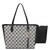 Bolso Tote Negro con Blanco Nine West