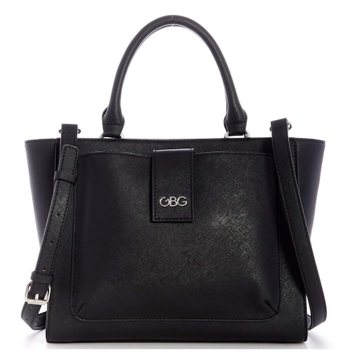 Bolso Mchenry Tipo Satchel Color Negro G By Guess