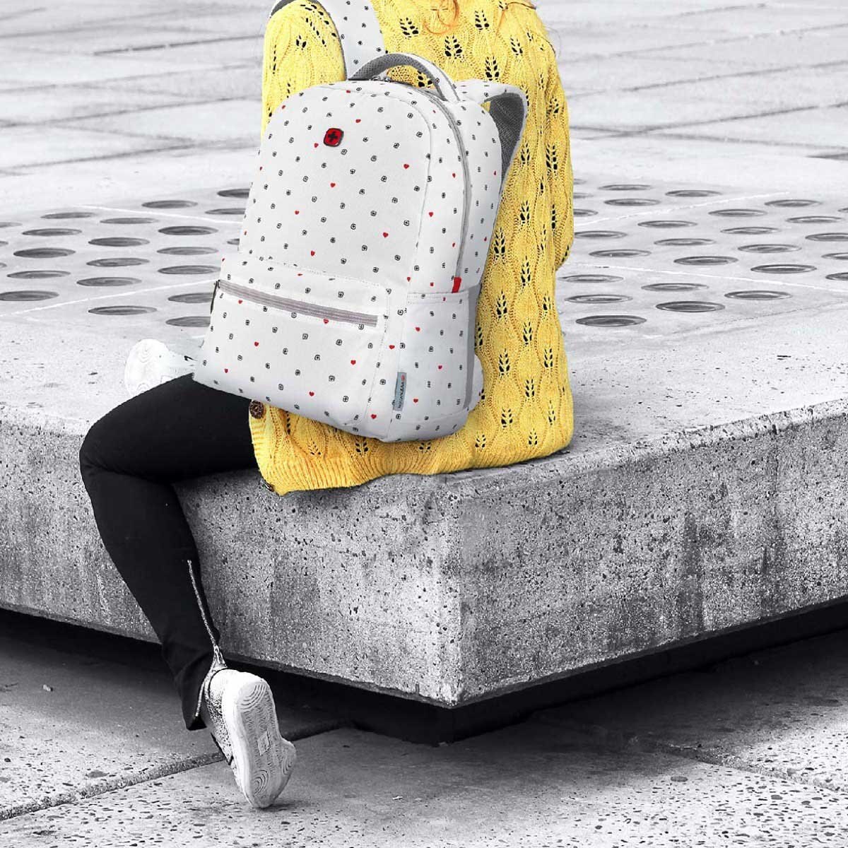 Mochila Portalaptop 14" Colleague Blanca Wenger