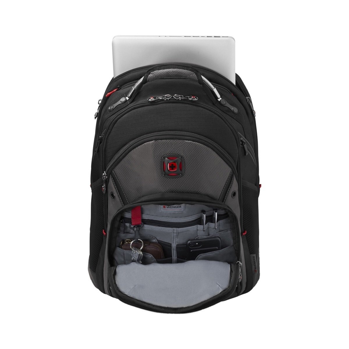 Mochila Portalaptop 16" Synergy Gris- Negro Wenger