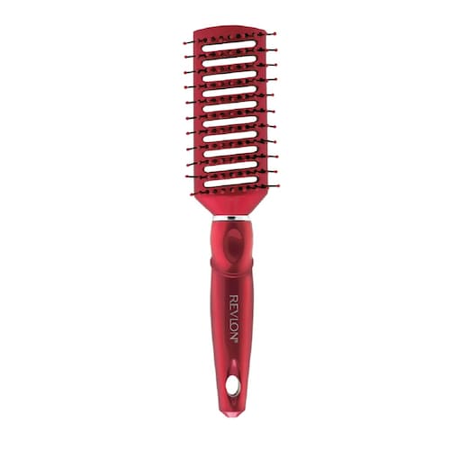 Revlon Cepillo Delgado Estilo Túnel Rojo True Red