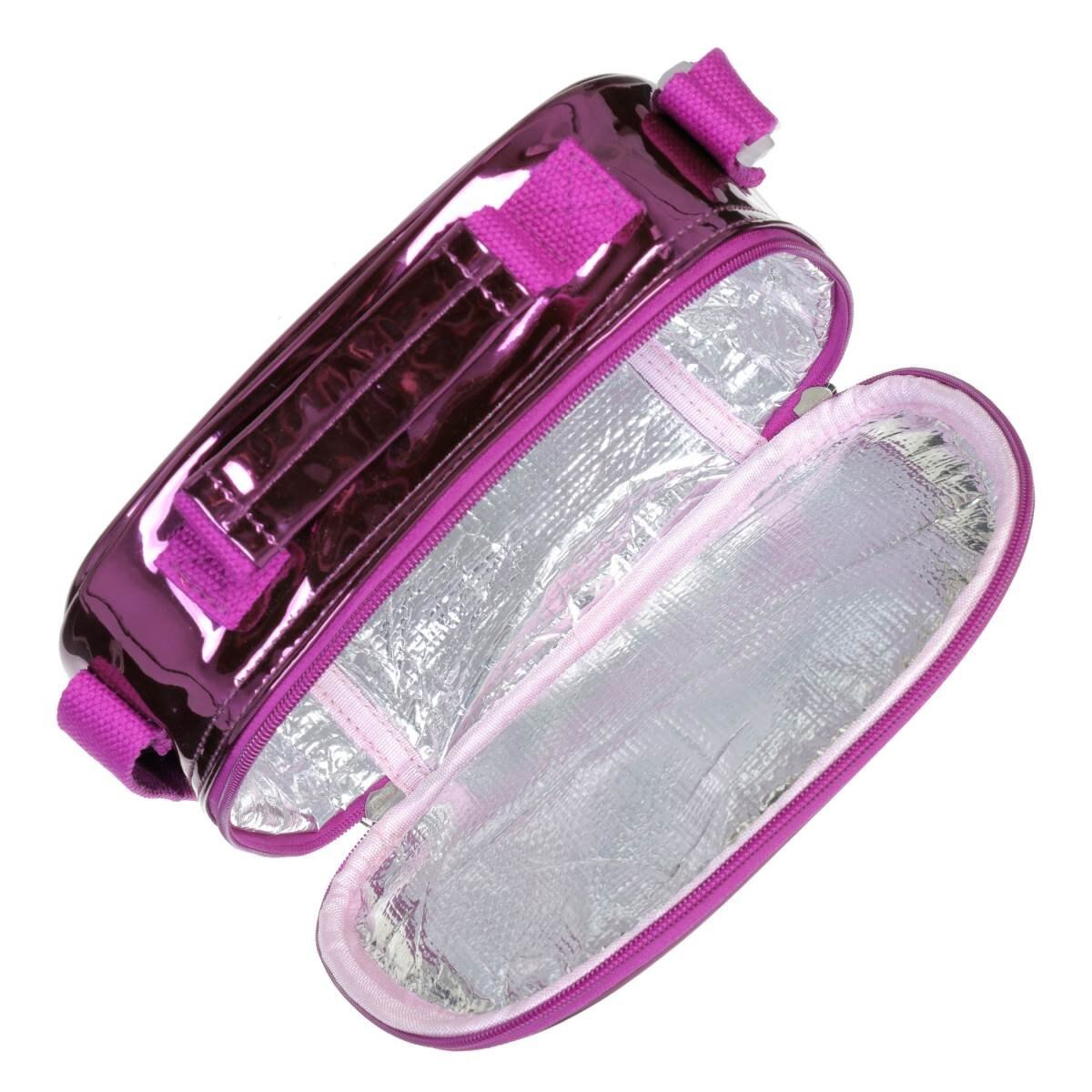 Lonchera Morada con Corazones W Girls