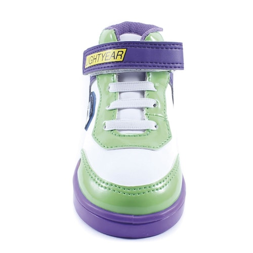 Tenis de Bota Blanco Morado con Velcro para Niño Toy Story Modelo Doriani
