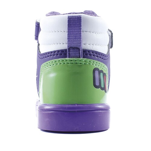 Tenis de Bota Blanco Morado con Velcro para Niño Toy Story Modelo Doriani