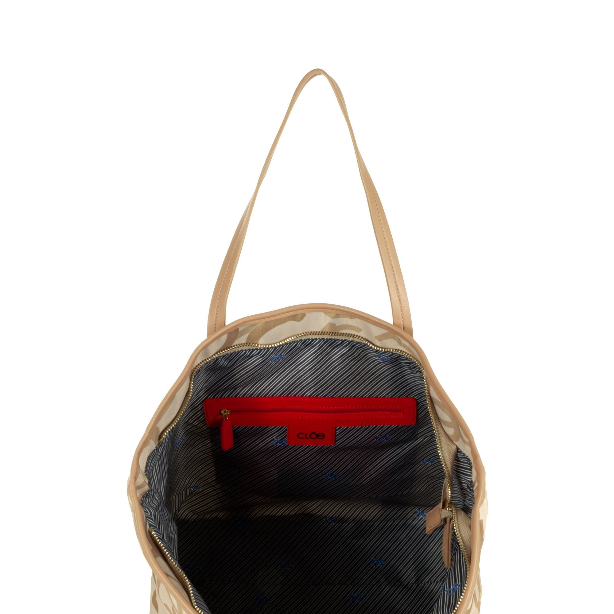 Bolso Tote Cloe Nude 1Blc