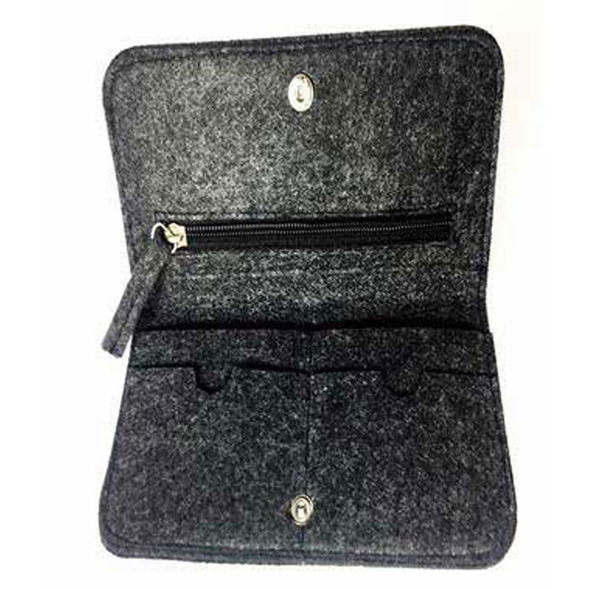 Cartera Invernal Negro Phi By Philosophy Jr