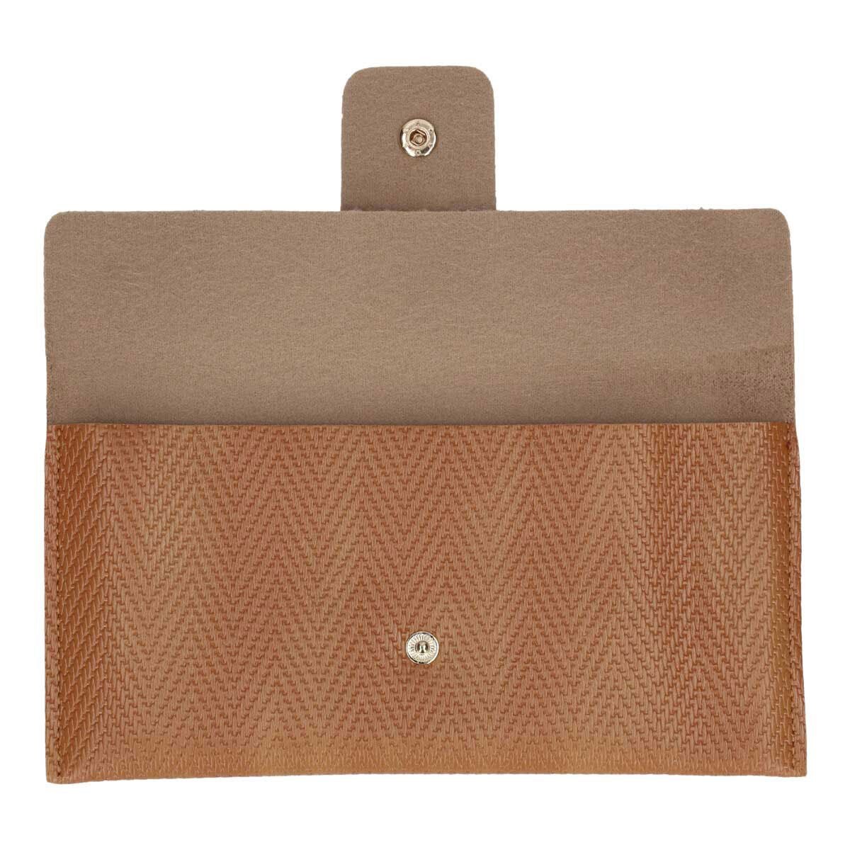 Cartera Tipo Piel Beige Phi By Philosophy Jr