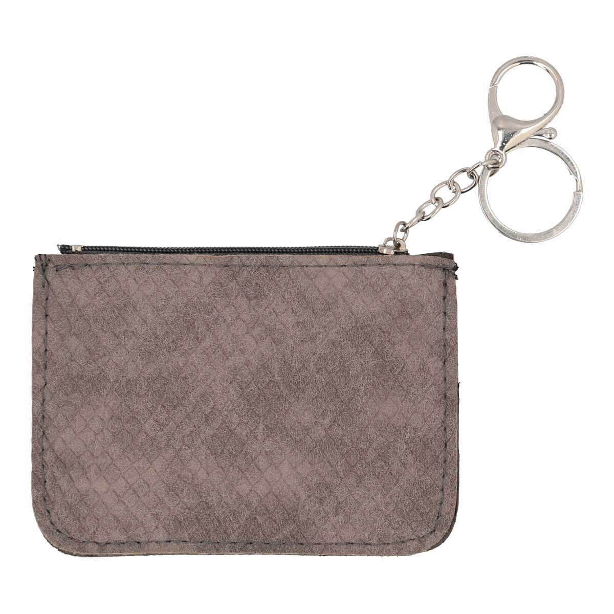Monedero Tipo Llavero Gris Claro Phi By Philosophy Jr