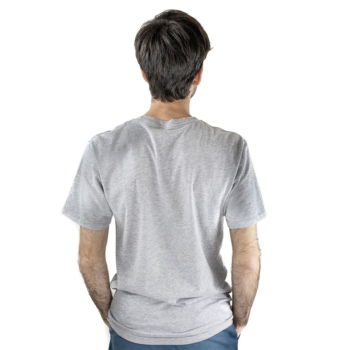 Playera Gris Estampada para Caballero Vans Modelo Vn0A312Sycf