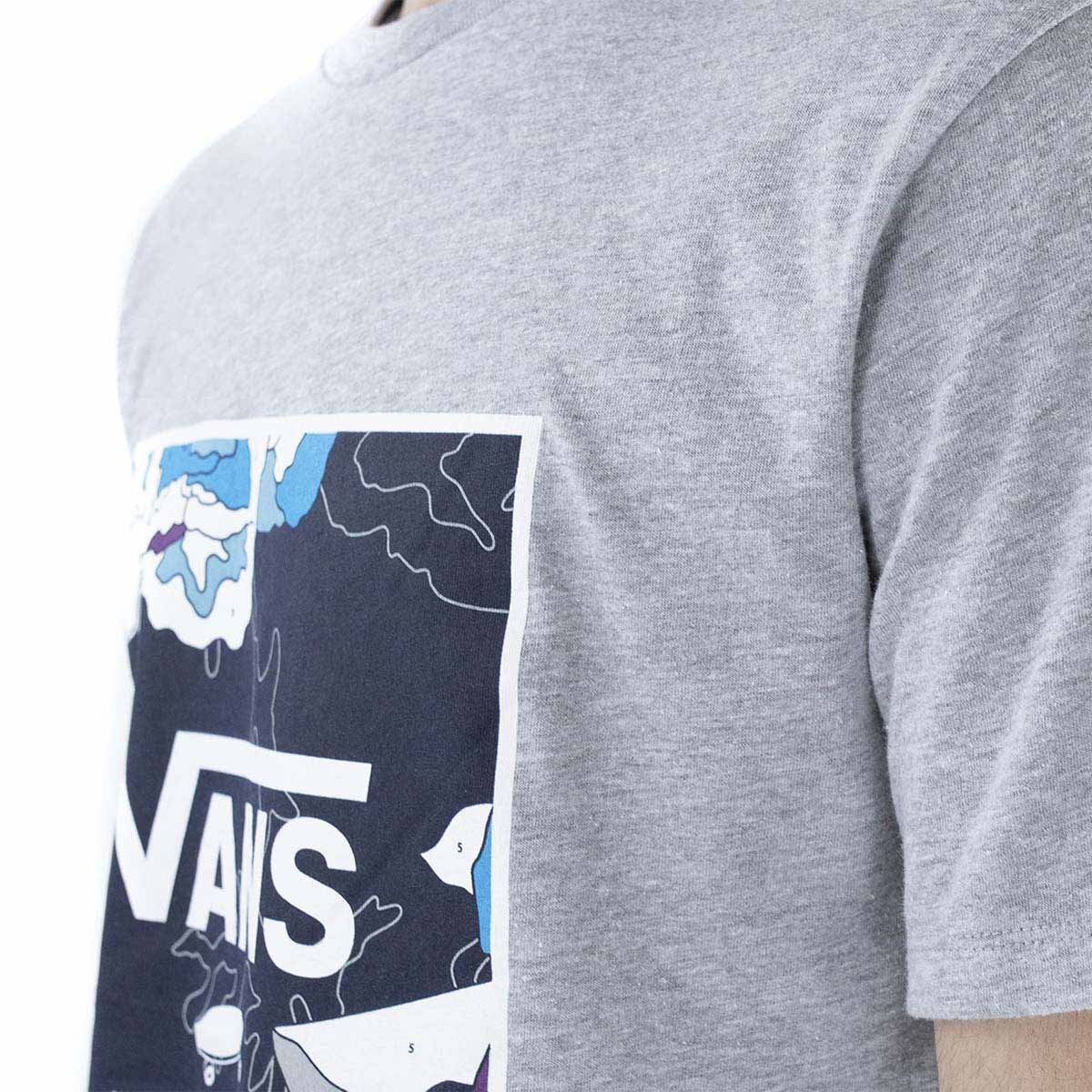 Playera Gris Estampada para Caballero Vans Modelo Vn0A312Sycf