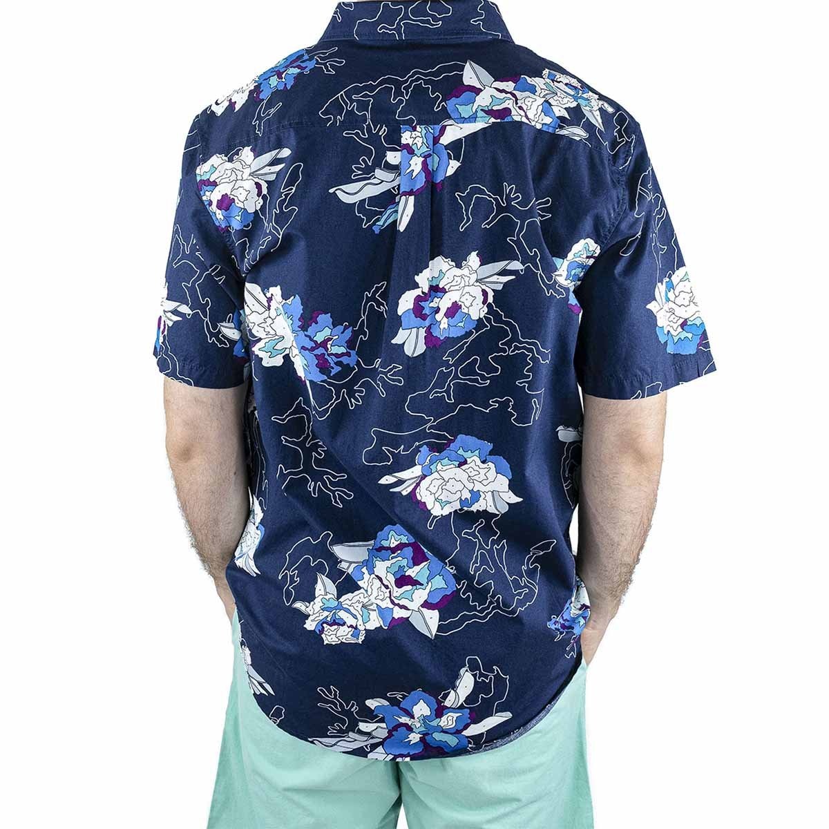 Camisa Manga Corta Azul Medio para Caballero Vans Modelo Vn0A4Ms9Yct