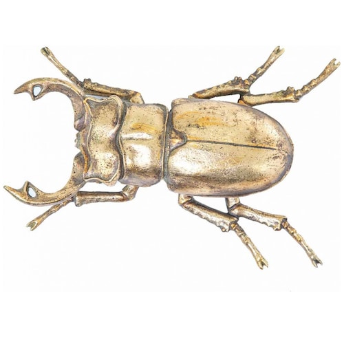 Figura de Poliresina Escarabajo Ciervo Running Decora