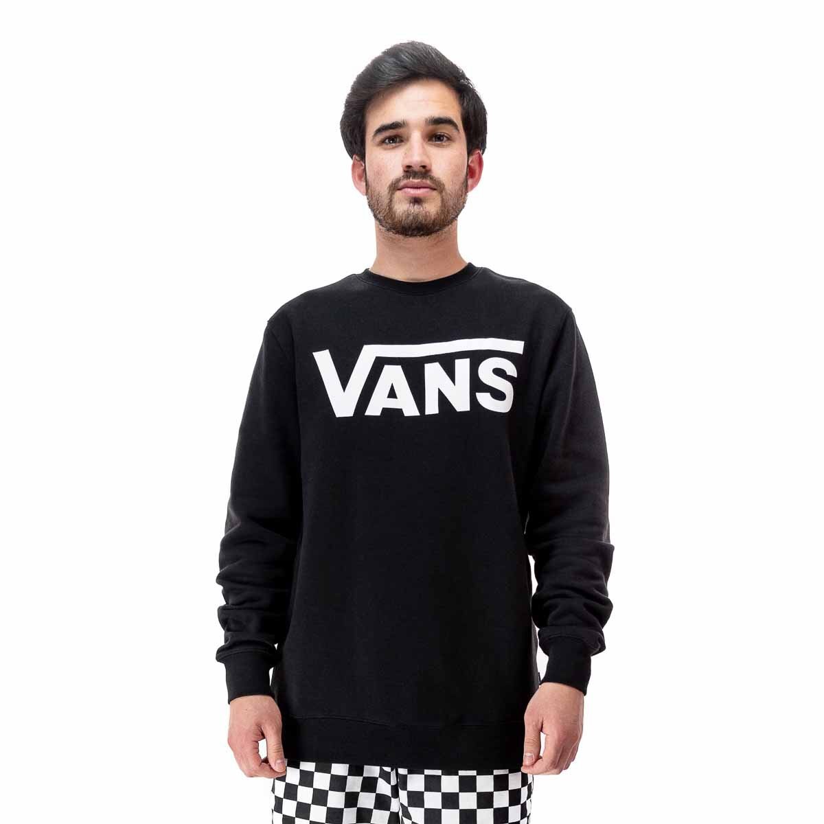 Sudadera Negra Estampada para Caballero Vans Modelo Vn0A456Ay28