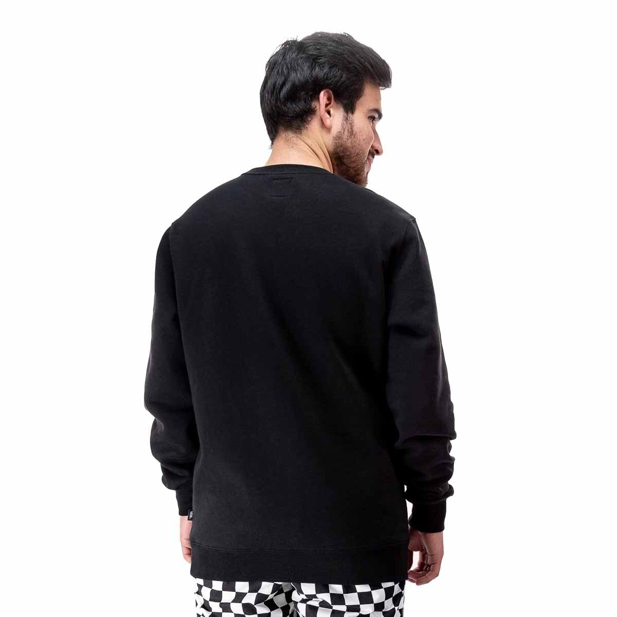 Sudadera Negra Estampada para Caballero Vans Modelo Vn0A456Ay28
