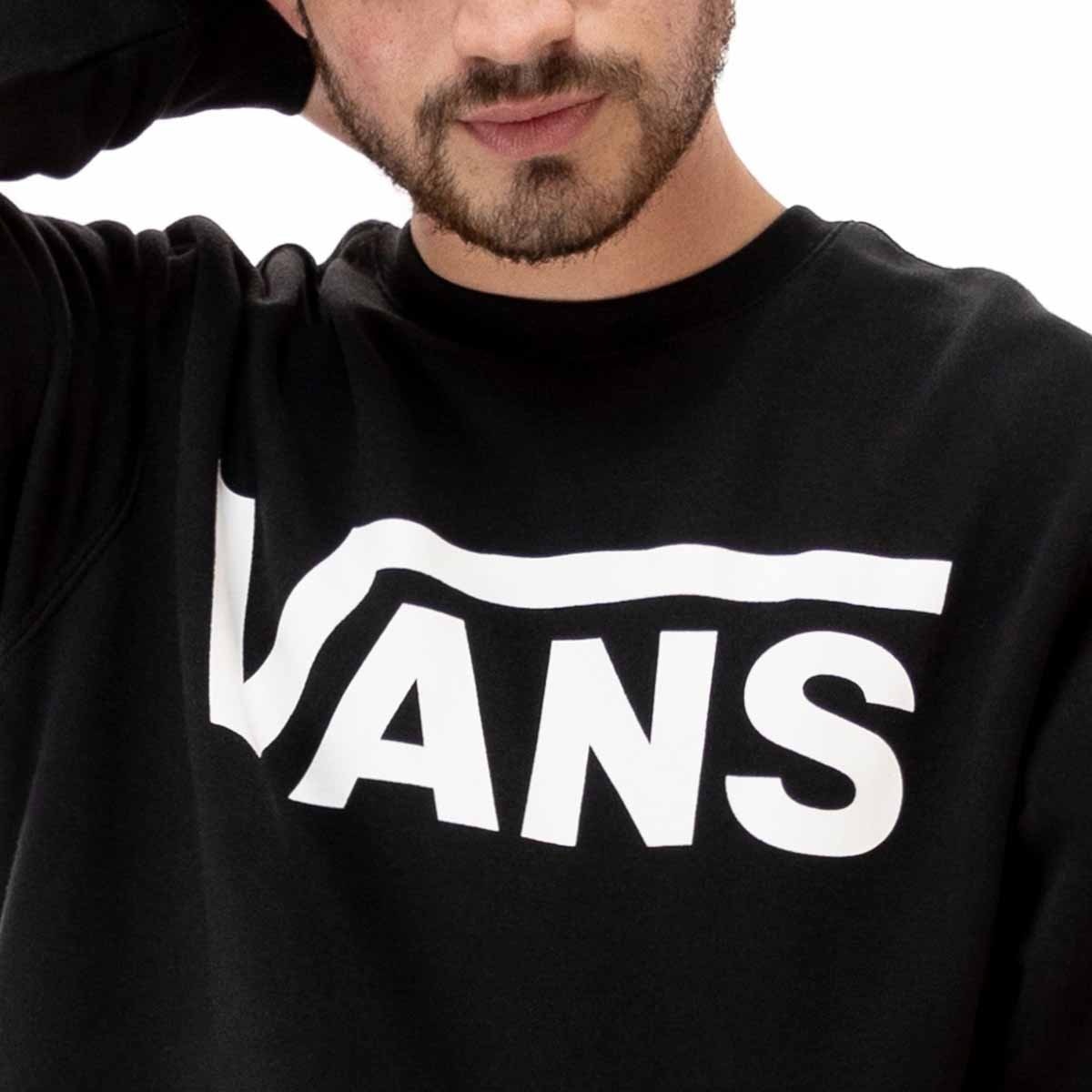 Sudadera Negra Estampada para Caballero Vans Modelo Vn0A456Ay28