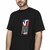 Playera Negra Estampada para Caballero Vans Modelo Vn0A4Ro7Blk