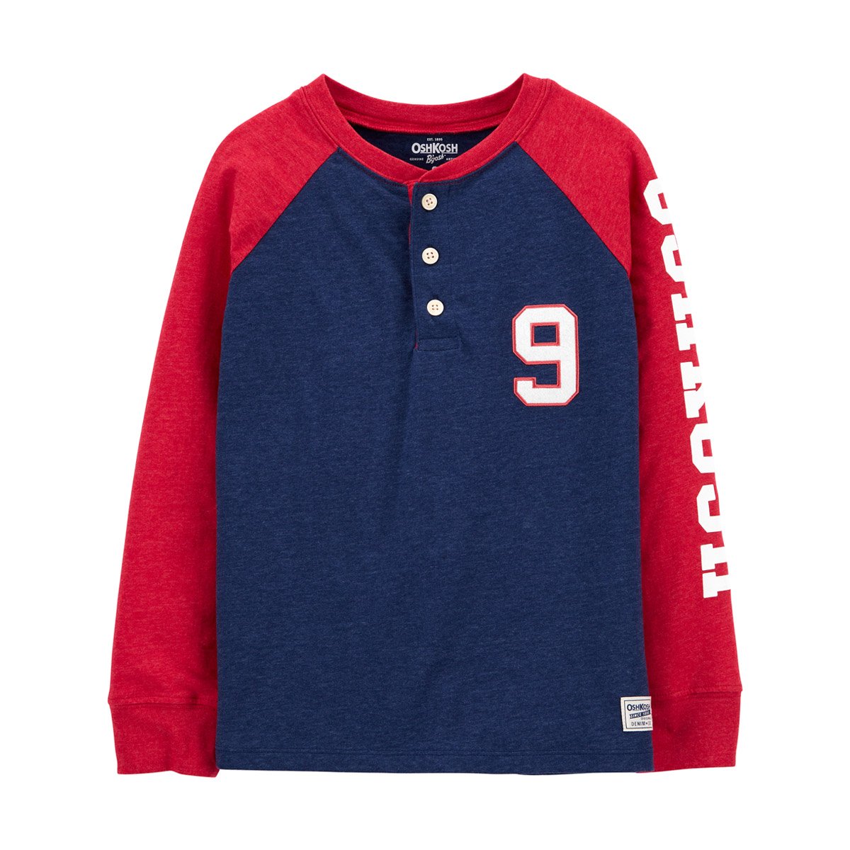 Playera Azul Marino Combinado para Niño Osh Kosh Modelo 3I990111