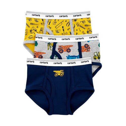 Set de 3 Calzones Azul para Niño Carters Modelo 3J281910