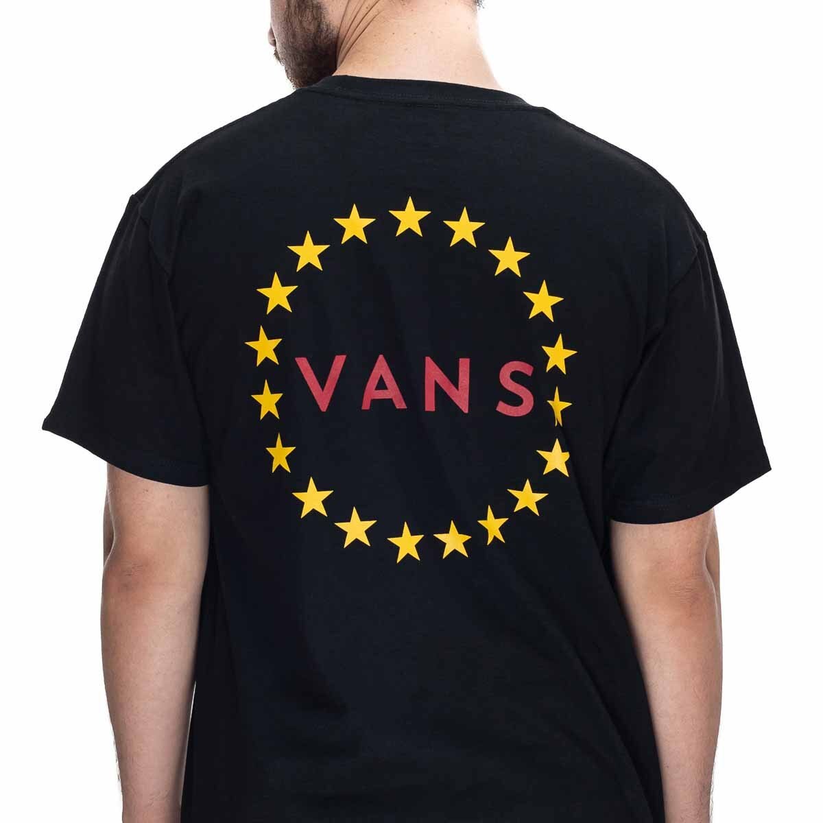 Playera Manga Corta Negra para Caballero Vans Modelo Vn0A4S2Lblk