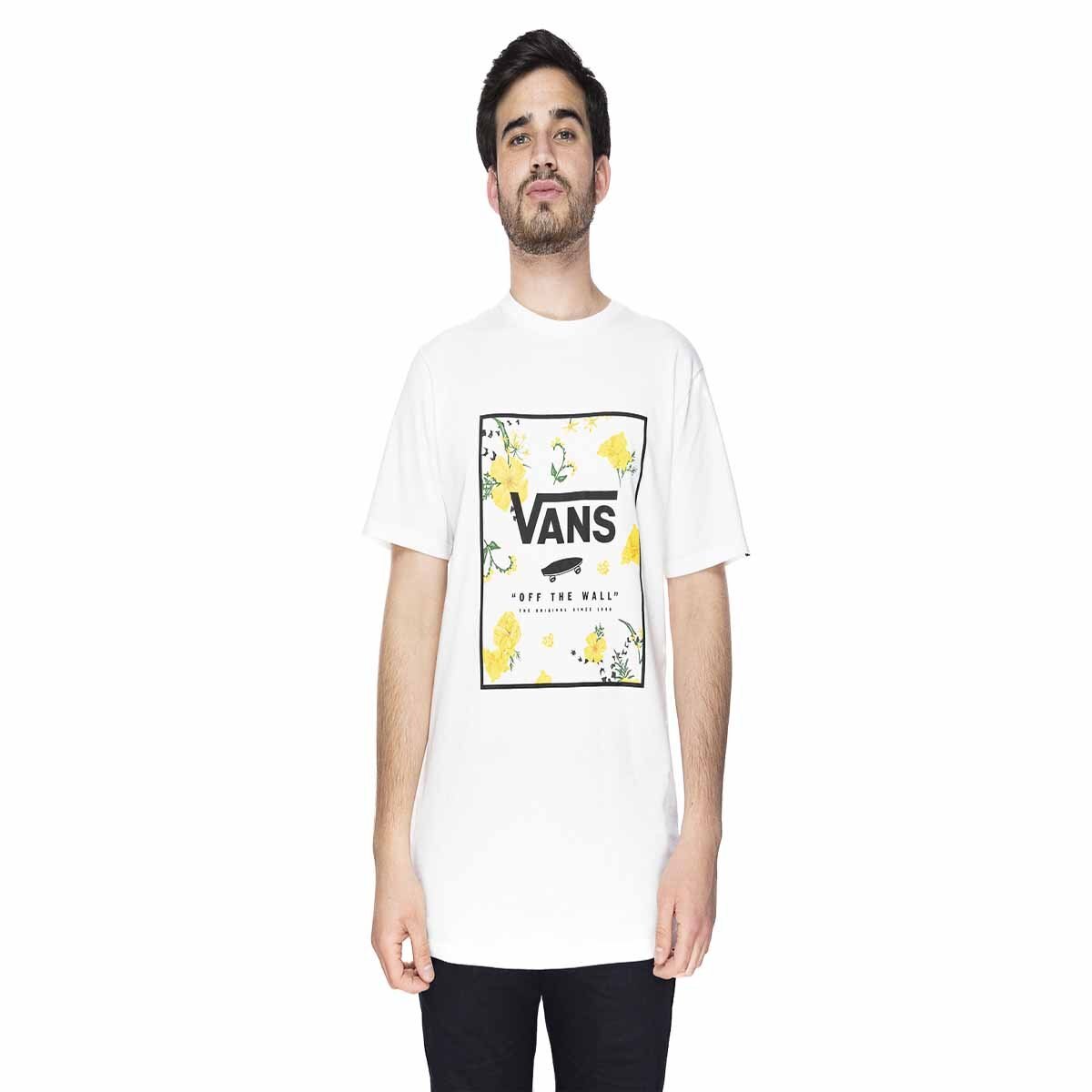 Playera Manga Corta Blanca para Caballero Vans Modelo Vn0A312Szjr