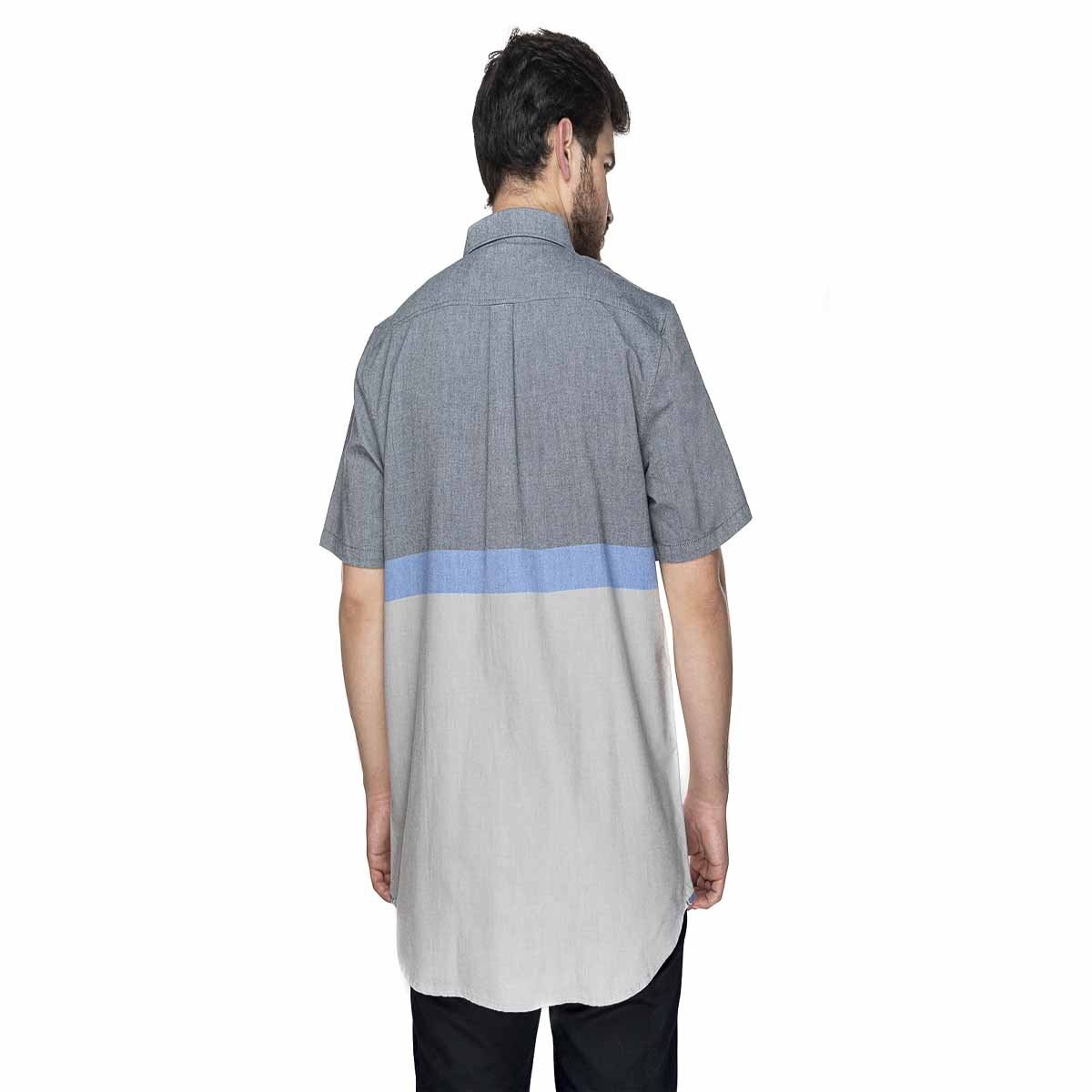 Camisa Manga Corta Gris para Caballero Vans Modelo Vn0000Myjel