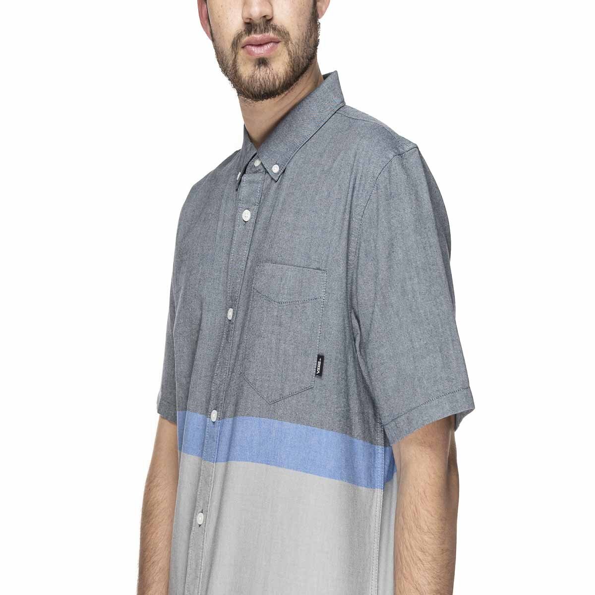 Camisa Manga Corta Gris para Caballero Vans Modelo Vn0000Myjel