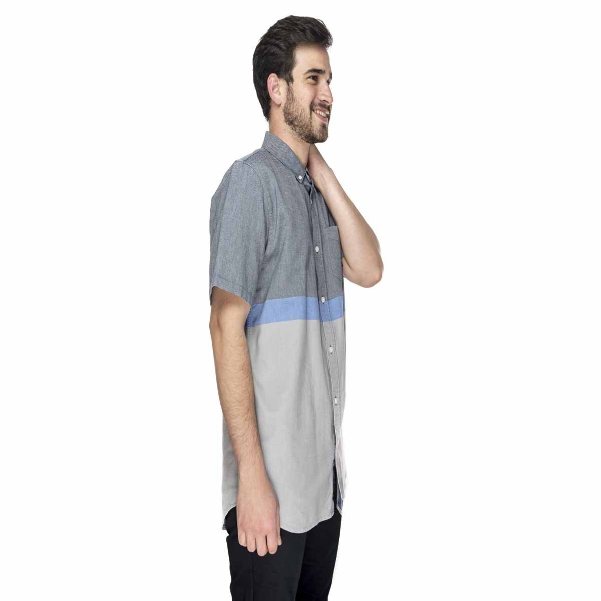 Camisa Manga Corta Gris para Caballero Vans Modelo Vn0000Myjel