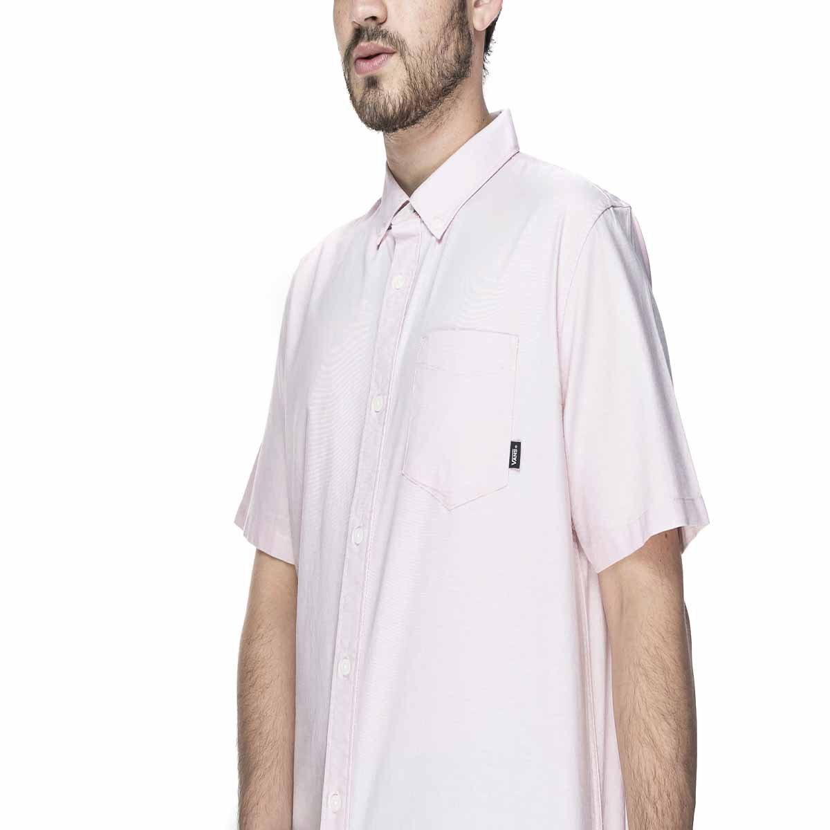 Camisa Manga Corta Rosa para Caballero Vans Modelo Vn0000Myxzv