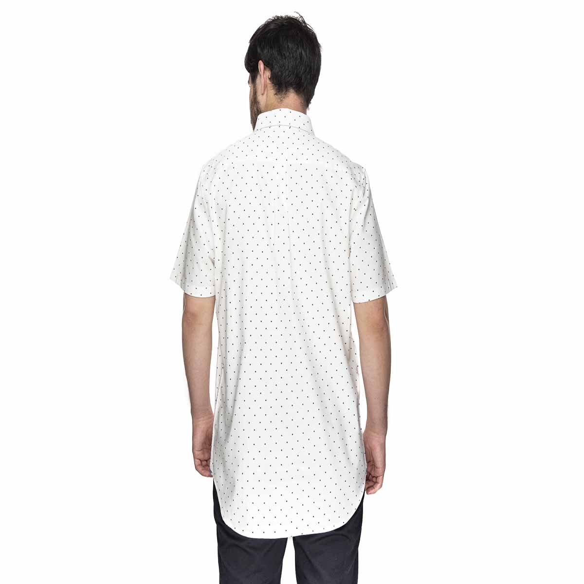 Camisa Manga Corta Blanca para Caballero Vans Modelo Vn0000Myzju