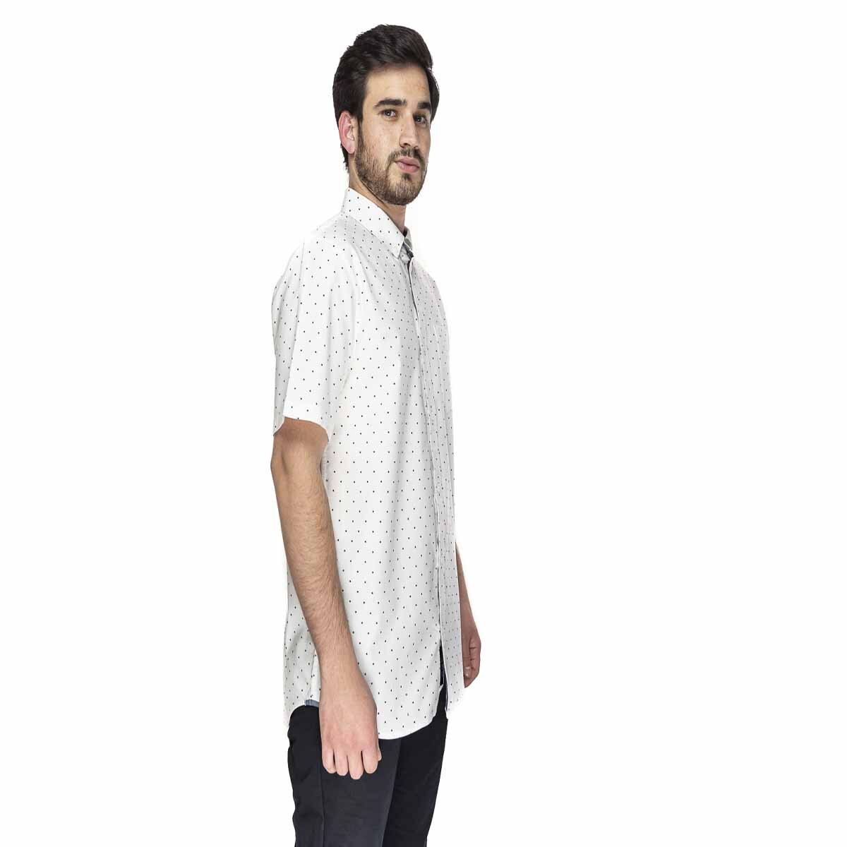 Camisa Manga Corta Blanca para Caballero Vans Modelo Vn0000Myzju