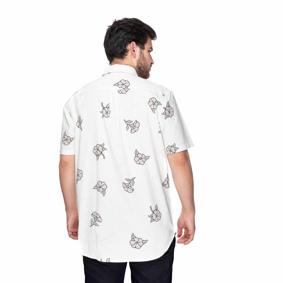 Camisa Manga Corta Blanca para Caballero Vans Modelo Vn0A4Rphzjt