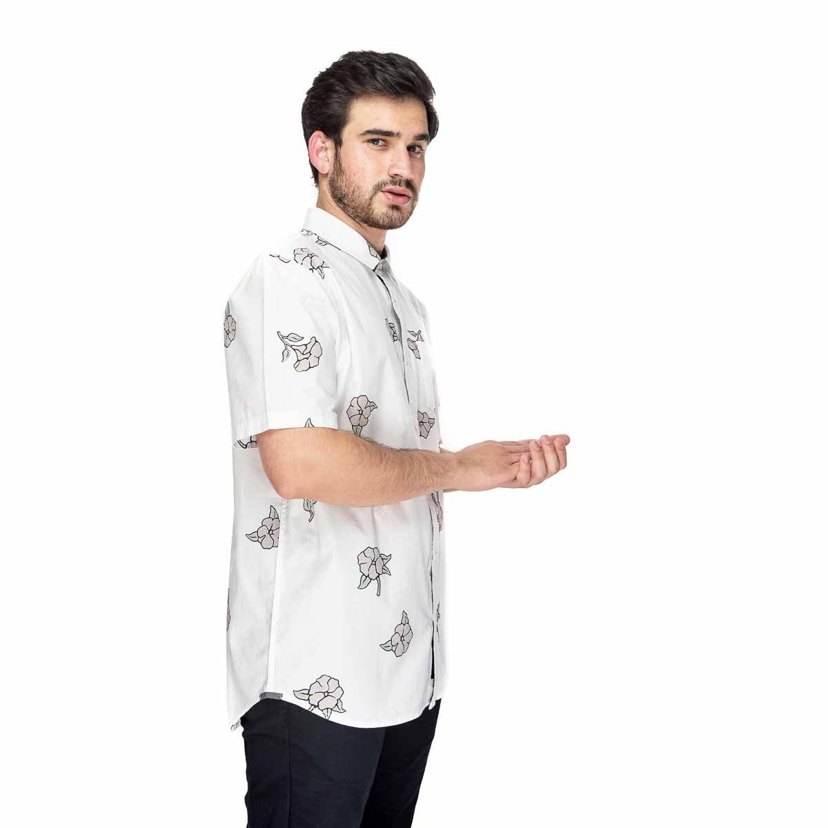 Camisa Manga Corta Blanca para Caballero Vans Modelo Vn0A4Rphzjt